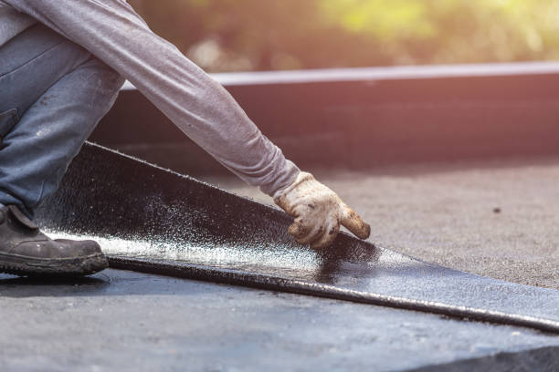 Professional Emergency Waterproofing technician working in Canfield, OH